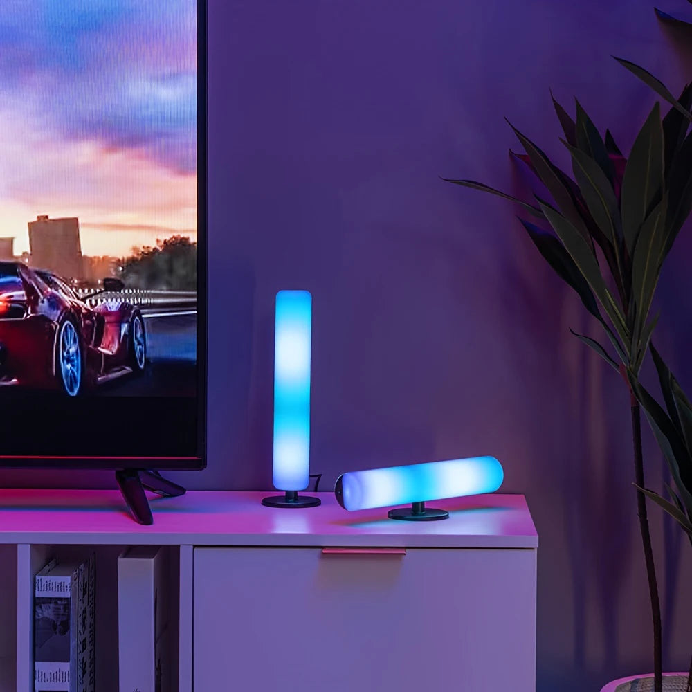 RGB LED Light Bar with Remote and Music Rhythm USB Rechargeable