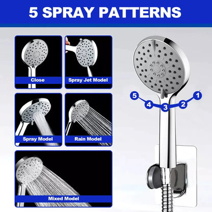 High Pressure 8 in Rain Shower Head & Handheld Spray Head Combo