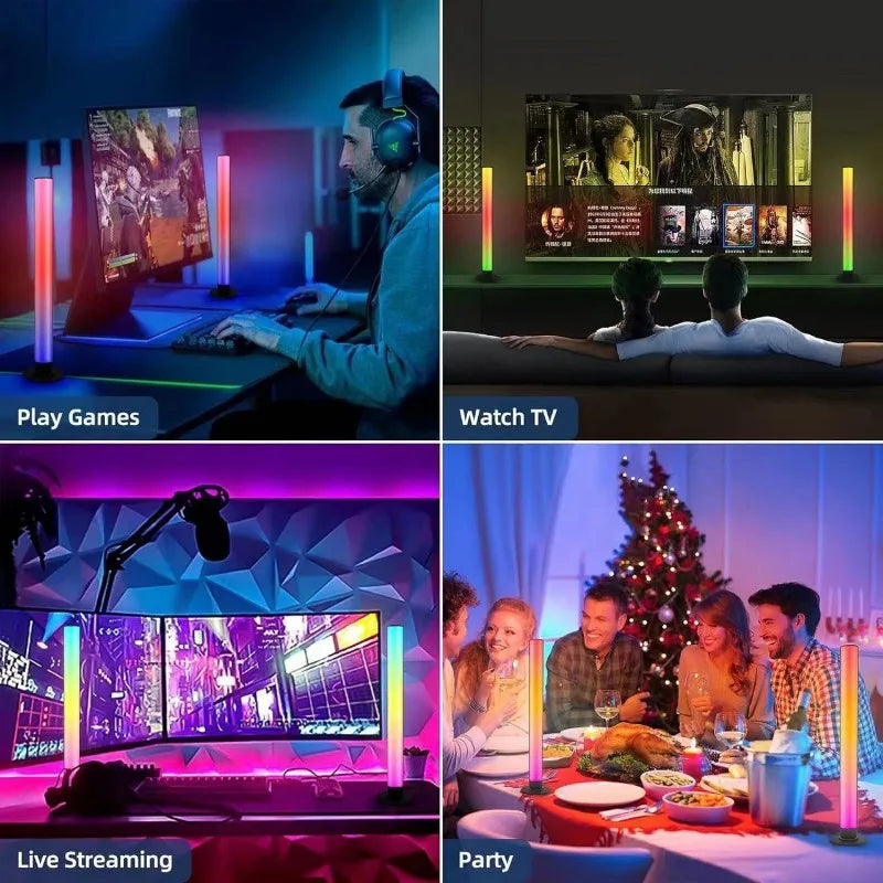 LED RGB Atmosphere Floor Lamp with Remote, App Control and Music Sync